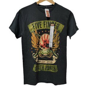 Five Finger Death Punch T-Shirt Sin City Nevada Las Vegas FFDP Sz‎ Small NEW NWT
